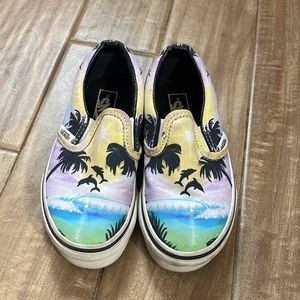 Vans toddler slip ons.